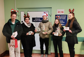 Przedświąteczna wizyta na Oddziale Paliatywnym i ZOL w Kościanie